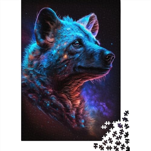 Galaxy African Hyena Puzzle, Denksportaufgabe, 100% recycelter Karton, Puzzle für Kinder und Erwachsene ab 12 Jahren, 300 Teile (40 x 28 cm) von TBDUEPS