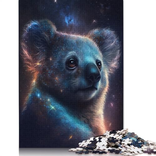 Galaxy Animal Koala Puzzle, Dekompressionsspielzeug, 100% recycelter Karton, Puzzle für Erwachsene und Teenager, 1000 Teile (75 x 50 cm) von TBDUEPS