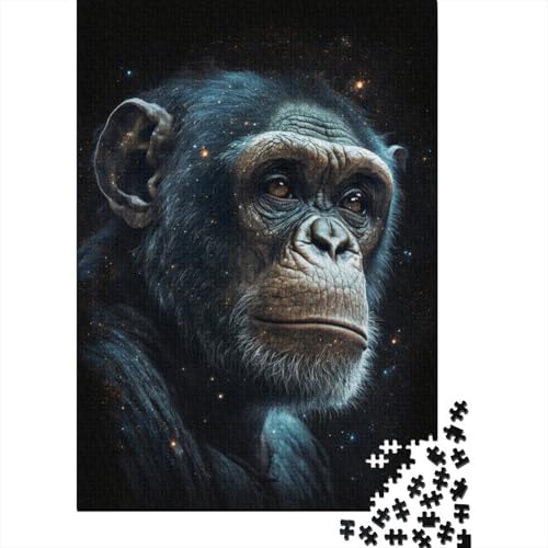 Galaxy Art Monkey Puzzle, Denksportaufgabe, 100% recycelter Karton, Puzzle für Kinder und Erwachsene ab 12 Jahren, 300 Teile (40 x 28 cm) von TBDUEPS