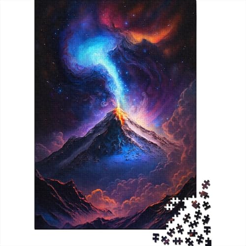 Galaxy Art Vulkan-Puzzle, anspruchsvolle Familienspiele, 100% recycelter Karton, Puzzle für Erwachsene und Kinder, Geburtstagsgeschenk, 300 Teile (40 x 28 cm) von TBDUEPS