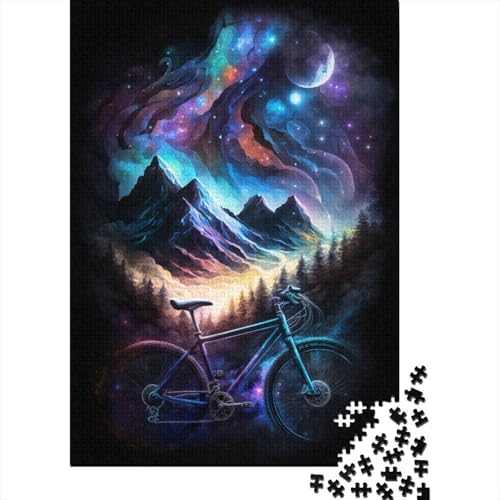 Galaxy Bike Puzzle, schwierig, 100% recycelter Karton, Puzzle für Damen und Herren, 300 Teile (40 x 28 cm) von TBDUEPS