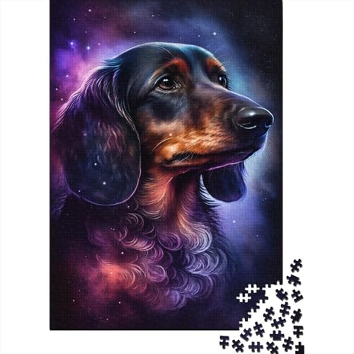 Galaxy Dackel-Puzzle, Relax-Challenge-Spielzeug, Premium-Puzzle aus Karton für Erwachsene und Kinder, 300 Teile (40 x 28 cm) von TBDUEPS
