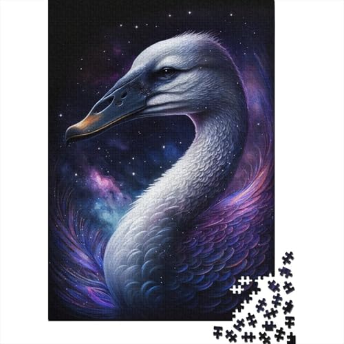 Galaxy Dream Swan Puzzle, Familienspaß, 100% recycelter Karton, Puzzle für Kinder und Erwachsene ab 12 Jahren, 300 Teile (40 x 28 cm) von TBDUEPS