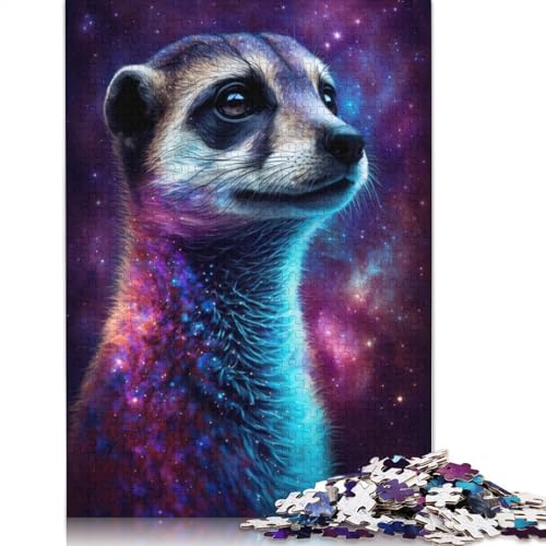 Galaxy Erdmännchen-Puzzle, Relax-Challenge-Spielzeug, Premium-Karton-Puzzle für Erwachsene und Kinder, 1000 Teile (75 x 50 cm) von TBDUEPS