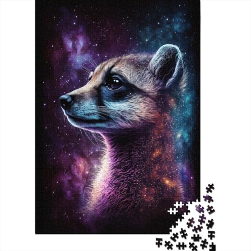 Galaxy Erdmännchen-Puzzle, freundliche Materialien, 100% recycelter Karton, Puzzle für Erwachsene und Kinder, 300 Teile (40 x 28 cm) von TBDUEPS