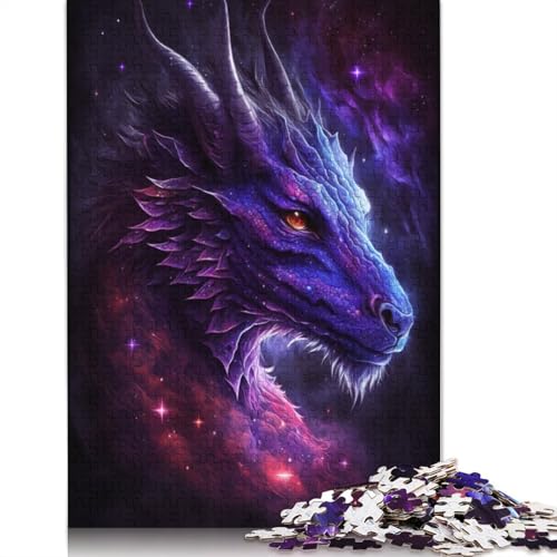 Galaxy Flying Dragon Puzzle, herausfordernd und knifflig, 100% recycelter Karton, Puzzle für Erwachsene und Kinder, 1000 Teile (75 x 50 cm) von TBDUEPS