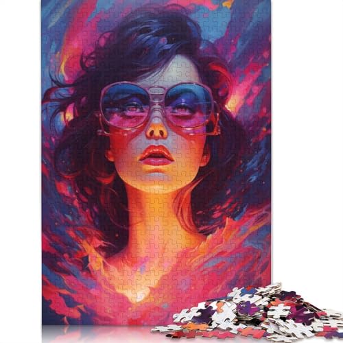 Galaxy Girl No1 Puzzles 1000 Teile Schwer Puzzle Spielzeug Pädagogisches Spiel Impossible Herausforderungsspielzeug Für Erwachsene Und Kinder Ab 14 Jahren 1000pcs (38x26cm) von TBDUEPS
