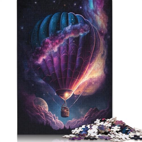 Galaxy Heißluftballon-Puzzle, DIY-Spiel, Premium-Karton-Puzzle für Frauen und Männer, 1000 Teile (75 x 50 cm) von TBDUEPS
