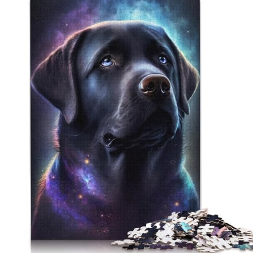 Galaxy Labrador Puzzle-Spielzeug, Lernspiel, Premium-Karton-Puzzle für Erwachsene und Kinder, 1000 Teile (75 x 50 cm) von TBDUEPS