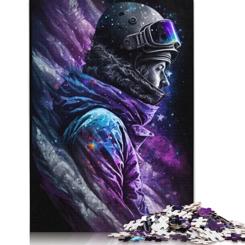 Galaxy Skiing Puzzle, Denksportaufgabe, Premium-Puzzle aus Karton für Kinder und Erwachsene ab 12 Jahren, 1000 Teile (75 x 50 cm) von TBDUEPS