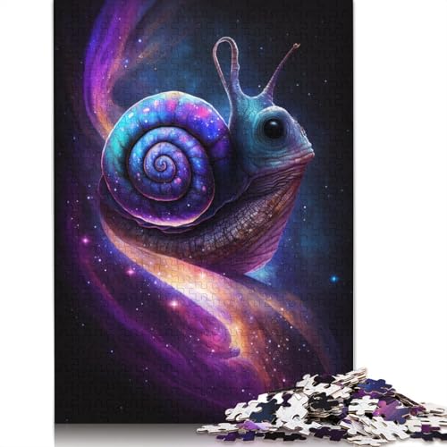 Galaxy Snail Puzzle-Spielzeug, Lernspiel, Premium-Puzzle aus Karton für Erwachsene und Kinder, 1000 Teile (75 x 50 cm) von TBDUEPS