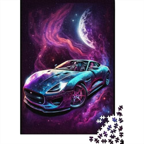 Galaxy Sports Car Puzzle, 100% recycelter Karton, 100% recycelter Karton, Puzzle für Jungen oder Mädchen, 300 Teile (40 x 28 cm) von TBDUEPS