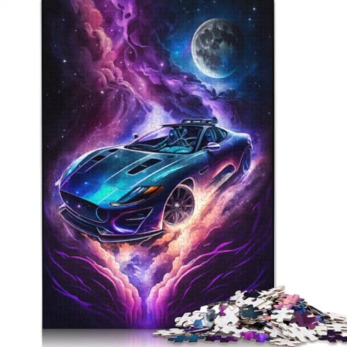 Galaxy Sports Car Puzzle, Lernspiele, Familienaktivitäten, Premium-Karton-Puzzle für Frauen und Männer, 1000 Teile (75 x 50 cm) von TBDUEPS