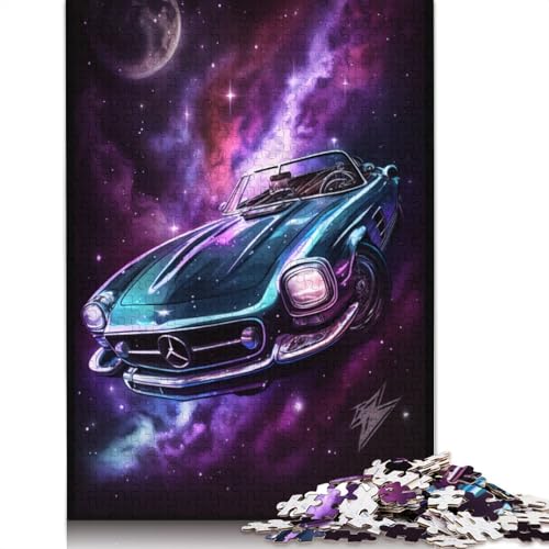 Galaxy Sports Car Puzzle, schwierige Herausforderung, 100% recycelter Karton, Puzzle für Kinder und Erwachsene, 1000 Teile (75 x 50 cm) von TBDUEPS
