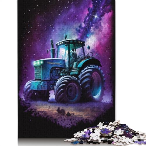 Galaxy Tractor Puzzle, Dekompressionsspielzeug, 100% recycelter Karton, Puzzle für Erwachsene und Teenager, 1000 Teile (75 x 50 cm) von TBDUEPS