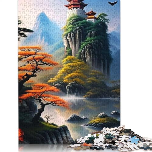 Hidden Kingdom Puzzle 1000-teilige Schwer Puzzle Spielzeug Lernspiel Impossible Herausforderung Spielzeug Für Erwachsene Und Kinder in Bewährter 1000pcs (75x50cm) von TBDUEPS