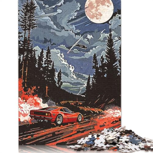 Hunting Car Puzzles 1000 Teile Schwer Puzzle Spielzeug Pädagogisches Spiel Impossible Herausforderung Spielzeug Für Erwachsene Und Kinder Ab 12 Jahren 1000pcs (75x50cm) von TBDUEPS