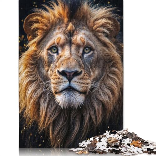 Kings Majesty Puzzle 1000-teilige Schwer Puzzle Spielzeug Lernspiel Impossible Herausforderung Spielzeug Für Erwachsene Und Kinder Ab 12 Jahren 1000pcs (75x50cm) von TBDUEPS