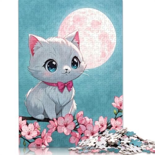 Kitten Puzzles 1000-teilige Schwer Puzzle Spielzeug Lernspiel Impossible Herausforderungsspielzeug Für Erwachsene Kinder 1000pcs (75x50cm) von TBDUEPS