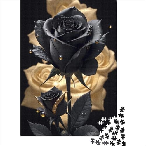 Kunstblumen-Puzzle für Erwachsene und Jugendliche, 1000 Teile, Holzpuzzle für Teenager, Geschenke, Denksportspiel, 1000 Teile (38 x 26 cm) von TBDUEPS