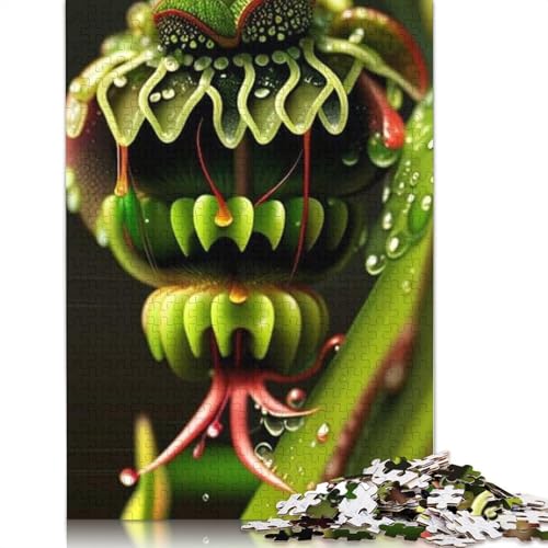 Kunstblumen-Puzzle für Teenager, 1000 Teile, Puzzle, Denksportaufgaben für Erwachsene, 1000 Teile (75 x 50 cm) von TBDUEPS