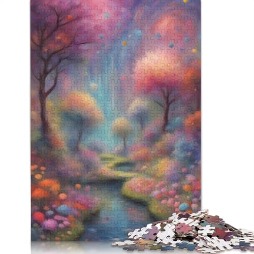 Magic Kingdom Puzzles 1000 Teile Schwer Puzzle Spielzeug Pädagogisches Spiel Impossible Herausforderung Spielzeug Für Erwachsene Kinder 1000pcs (75x50cm) von TBDUEPS