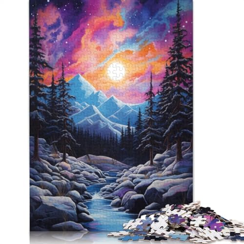 Mountain Headwaters Puzzle 1000-teilige Schwer Puzzle Spielzeug Pädagogisches Spiel Impossible Herausforderung Spielzeug Für Erwachsene Und Kinder in Bewährter 1000pcs (75x50cm) von TBDUEPS