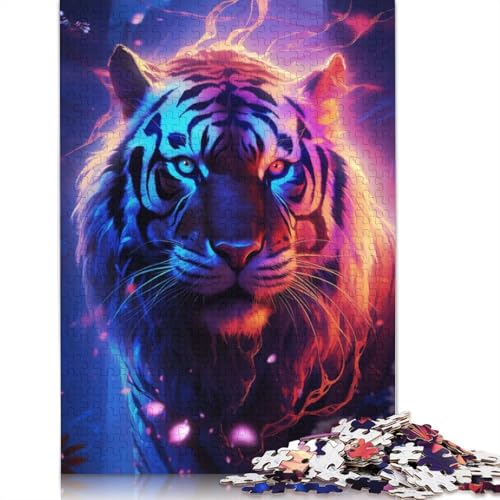 Mystic Guardian Puzzle 1000-teilige Schwer Puzzle Spielzeug Lernspiel Impossible Herausforderung Spielzeug Für Erwachsene Und Kinder Ab 14 Jahren 1000pcs (38x26cm) von TBDUEPS