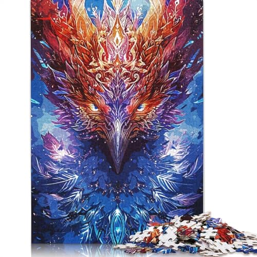 Mystic Phoenix Puzzle 1000 Teile Schwer Puzzle Spielzeug Lernspiel Impossible Herausforderung Spielzeug Für Erwachsene Und Kinder Ab 14 Jahren 1000pcs (75x50cm) von TBDUEPS