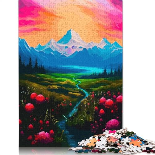 Natural Beauty Puzzles 1000 Teile Schwer Puzzle Spielzeug Pädagogisches Spiel Impossible Herausforderung Spielzeug Für Erwachsene Und Kinder in Bewährter 1000pcs (38x26cm) von TBDUEPS