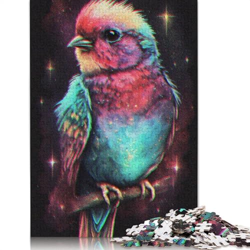 Neon Birds Puzzle 1000-teilige Schwer Puzzle Spielzeug Lernspiel Impossible Herausforderungsspielzeug Für Erwachsene Und Kinder Ab 12 Jahren 1000pcs (75x50cm) von TBDUEPS