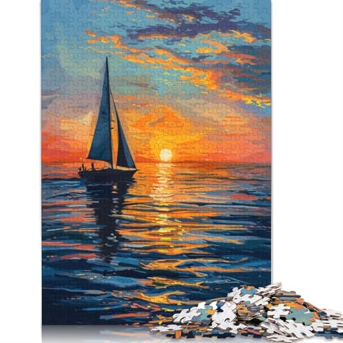 Ocean Beautiful Puzzle 1000 Teile Schwer Puzzle Spielzeug Lernspiel Impossible Herausforderungsspielzeug Für Erwachsene Und Kinder in Bewährter 1000pcs (75x50cm) von TBDUEPS