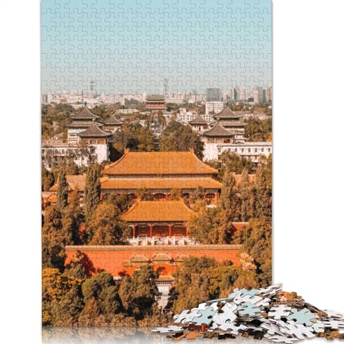 Peking-Puzzle, 1000 Teile, Puzzle für Erwachsene, Puzzles für Teenager, Geschenke, Lernspiel, Herausforderungsspielzeug, 1000 Stück (75 x 50 cm) von TBDUEPS