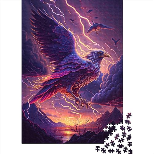 Phoenix Bird Puzzle, Denksportaufgabe, Premium-Puzzle aus Karton für Kinder und Erwachsene ab 12 Jahren, 300 Teile (40 x 28 cm) von TBDUEPS