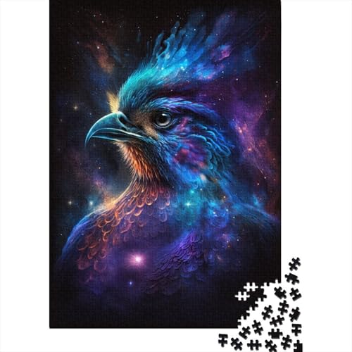 Phönix-Vogel-Weltraum-Puzzle, Denksportaufgabe, 100% recycelter Karton, Puzzle für Kinder und Erwachsene ab 12 Jahren, 300 Teile (40 x 28 cm) von TBDUEPS