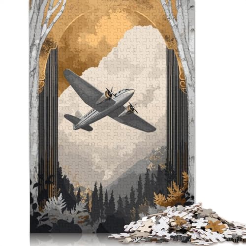 Plane Realm Puzzles 1000-teilige Schwer Puzzle Spielzeug Lernspiel Impossible Herausforderungsspielzeug Für Erwachsene Kinder 1000pcs (75x50cm) von TBDUEPS