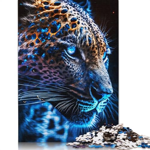 Portrait Tiger Puzzles 1000 Teile Schwer Puzzle Spielzeug Pädagogisches Spiel Impossible Herausforderungsspielzeug Für Erwachsene Und Kinder in Bewährter 1000pcs (75x50cm) von TBDUEPS