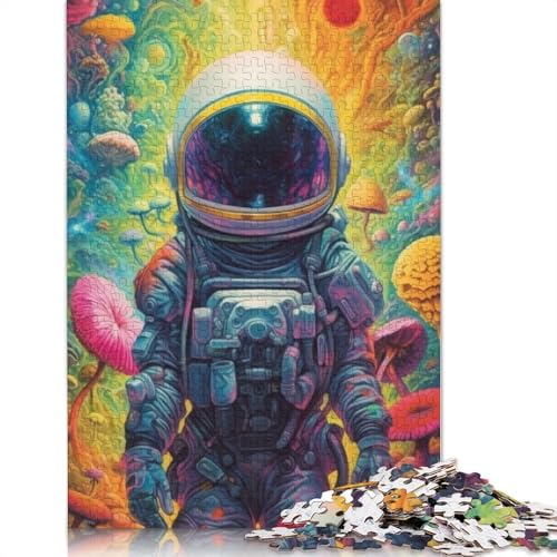 Psychedelische Astronauten-Puzzles für Erwachsene, 1000-teiliges Puzzle für Teenager ab 12 Jahren, 1000 Teile (75 x 50 cm) von TBDUEPS