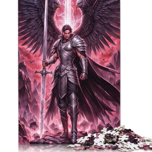 Purple Archangel Puzzle 1000 Teile Schwer Puzzle Spielzeug Lernspiel Impossible Herausforderung Spielzeug Für Erwachsene Und Kinder in Bewährter 1000pcs (75x50cm) von TBDUEPS