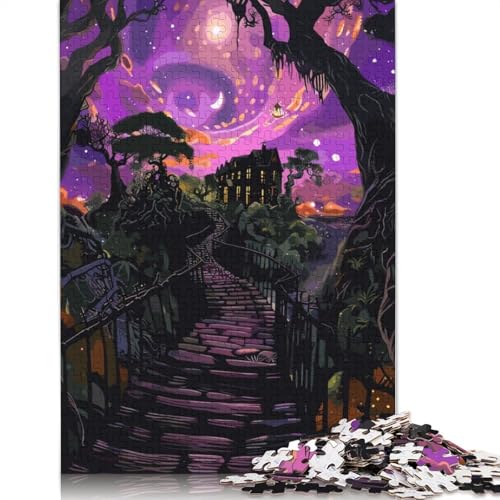 Purple Nature Puzzles 1000 Teile Schwer Puzzle Spielzeug Pädagogisches Spiel Impossible Herausforderungsspielzeug Für Erwachsene Und Kinder Ab 12 Jahren 1000pcs (75x50cm) von TBDUEPS