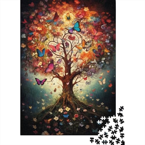 Puzzle „Baum des Lebens“, Denksportaufgabe, 100% recycelter Karton, Puzzle für Kinder und Erwachsene ab 12 Jahren, 300 Teile (40 x 28 cm) von TBDUEPS