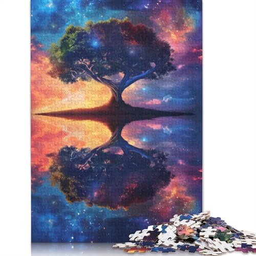 Puzzle „Baum des Lebens“ für Erwachsene und Jugendliche, 1000 Teile, Holzpuzzle für Erwachsene, Puzzles für Jugendliche ab 12 Jahren, (75 x 50 cm) von TBDUEPS