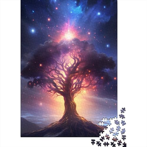 Puzzle 1000 Teile für Erwachsene, Holz, Lernspiel, Herausforderungsspielzeug, 1000 Teile (38 x 26 cm) von TBDUEPS