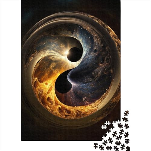 Puzzle 1000 Teile für Erwachsene, Holz, Lernspiel, Herausforderungsspielzeug, 1000 Teile (38 x 26 cm) von TBDUEPS