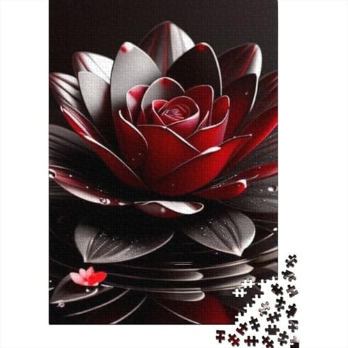 Puzzle 1000 Teile für Erwachsene, Holz, Lernspiel, Herausforderungsspielzeug, 1000 Teile (38 x 26 cm) von TBDUEPS