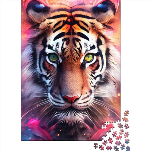 Puzzle für Erwachsene, 1000 Teile, Anime Dream Tiger Puzzle, Puzzles für Erwachsene, Lernspiel, Herausforderungsspielzeug, 1000 Teile (38 x 26 cm) von TBDUEPS