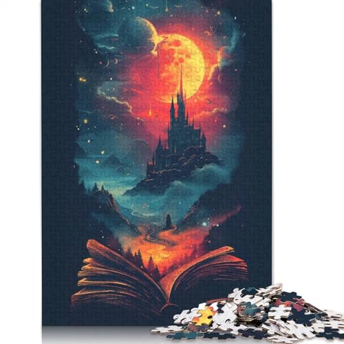 Puzzle für Erwachsene, 1000 Teile, Buch, magische Natur, Puzzles für Erwachsene, Puzzle für Teenager, Puzzlespiel, Spielzeug, Geschenk, 1000 Teile (38 x 26 cm) von TBDUEPS