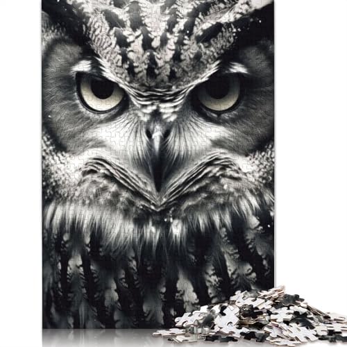 Puzzle für Erwachsene, 1000 Teile, Eulentiere, Puzzle für Erwachsene, Puzzle für Teenager, Puzzlespiel, Spielzeug, Geschenk, 1000 Teile (75 x 50 cm) von TBDUEPS