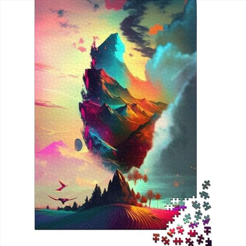 Puzzle für Erwachsene, 1000 Teile, Fantasielandschaften, Puzzle für Teenager, Puzzle für Erwachsene und Teenager, Familienpuzzlespiel, 1000 Teile (75 x 50 cm) von TBDUEPS