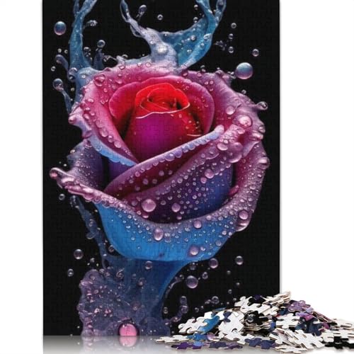 Puzzle für Erwachsene, 1000 Teile, Kunstblumen, Holzpuzzle für Erwachsene und Jugendliche, Heimdekoration, Puzzlespielzeug, 1000 Teile (75 x 50 cm) von TBDUEPS